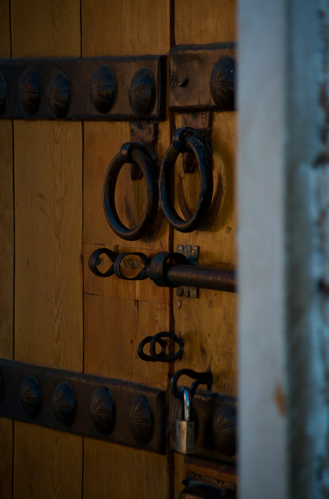 ancient locked door