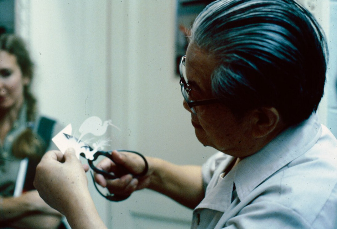 detective examining evidence