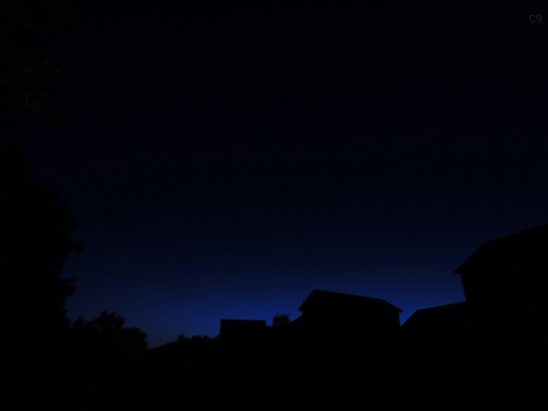 night sky with lights